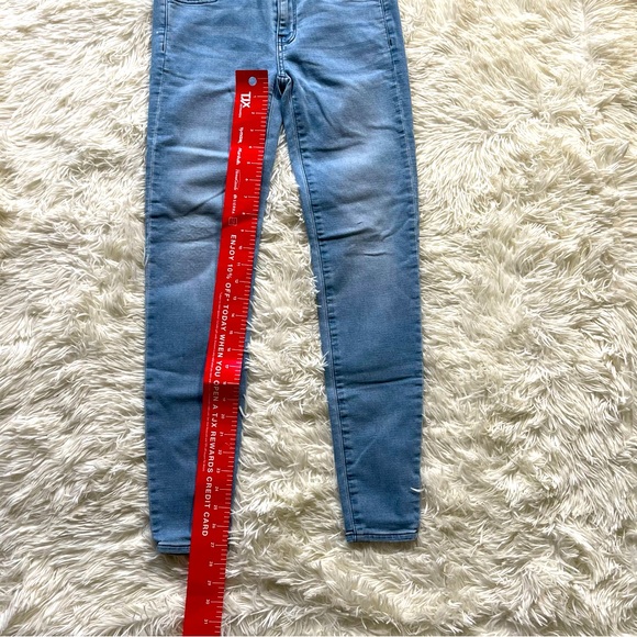 American Eagle Light Wash Jeggings, Super Stretch, Size: 2, GUC! - Picture 7 of 11